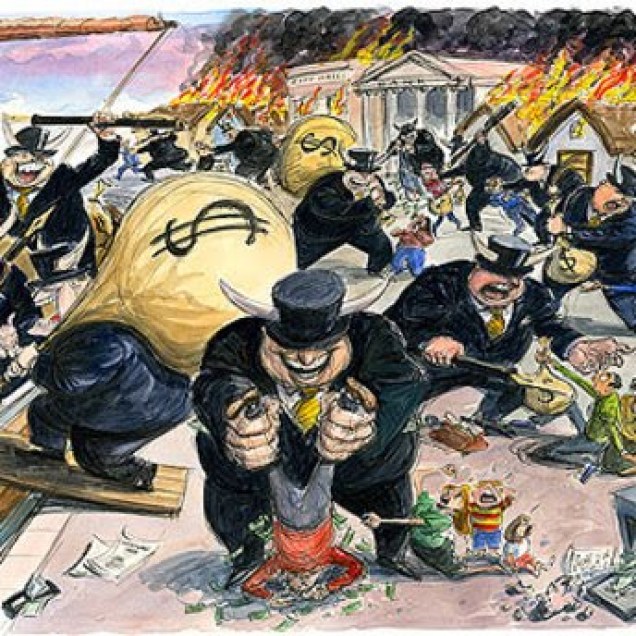 bankers looting